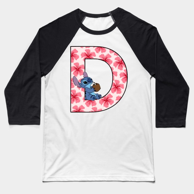 Stitch letter Baseball T-Shirt by ZoeBaruch